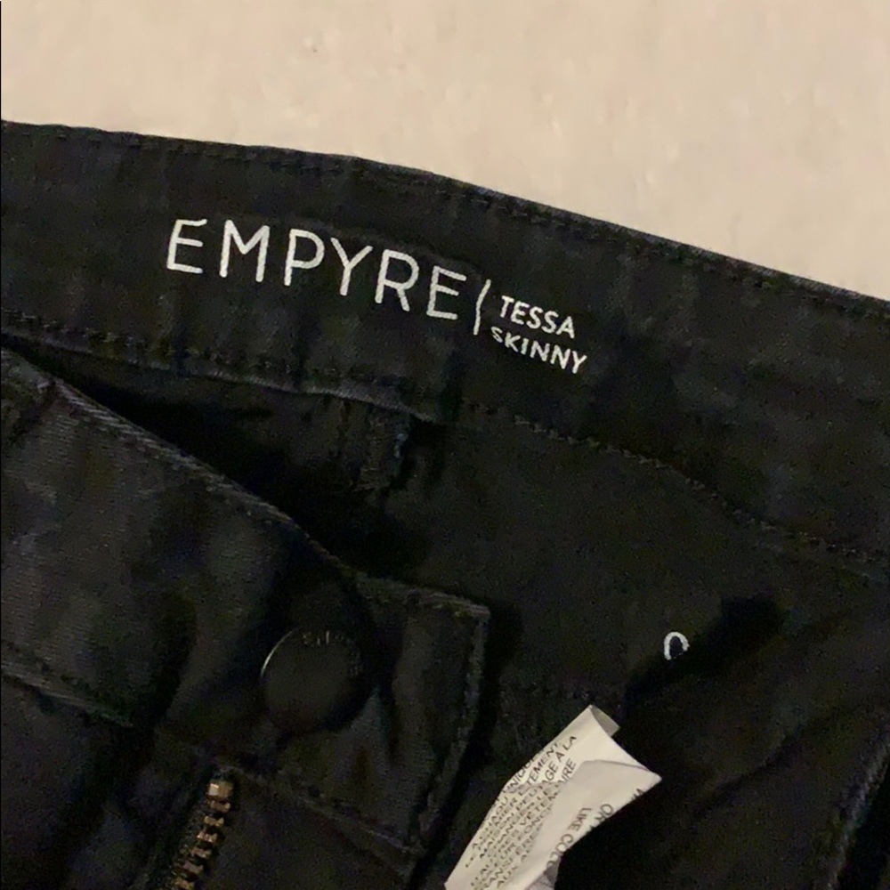 Empyre Tessa Shredded Black Skinny Jeans - Picture 2 of 3